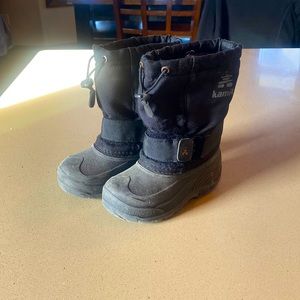 Boys Kamik size 10 snow boots, good used condition.